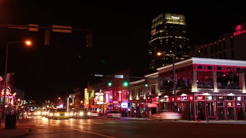 streets that glow at night