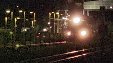 Northbound Sounder to Seattle at dawn in Kent, WA 3/8/2024 (newer camera also)