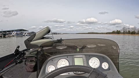 Testing a Triton aluminum boat on Percy Priest Lake