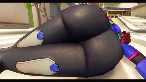 Dva's Thick Big Ass in Game - Overwatch 2 ( 18+ )