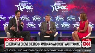 TRIGGERED Fauci Whines About CPAC Crowd Not Wanting Vaccines