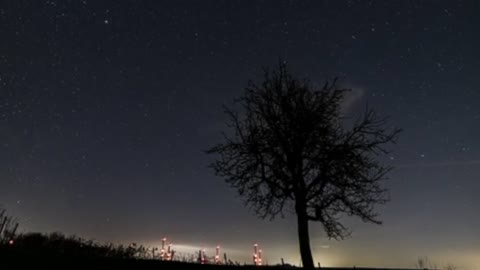 Sky light at night time lapse video #rumble #rumble video