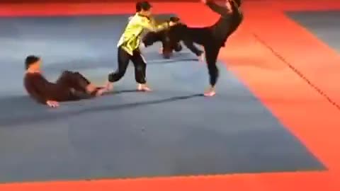 Female Martial Artist Performance