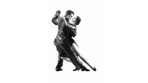 Argentine Tango time-lapse drawing (No. 339)
