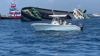 Freighter Turned into Artificial Reef