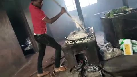 Men cooking