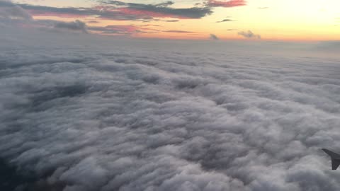 Sunrise over the northeast USA