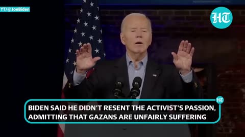 Biden Heckled During Georgia Campaign Speech; Palestine Supporter Fires 'Dictator' Barb | Watch