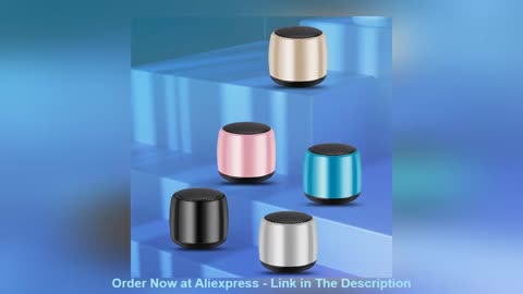 ⭐️ Mini Bluetooth Speaker Wireless Portable Metal HiFi TWS Loudly Waterproof колонка bluetooth caixa