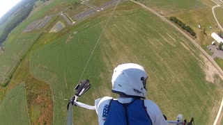 Hang Glider over Ridgely MD Airport