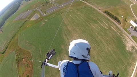 Hang Glider over Ridgely MD Airport
