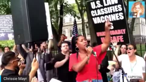 "Slavery is knocking on our door!" Fired Up Mother BLASTS Masks/CRT in New York Rally