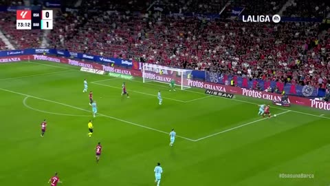 Barcelona vs Osasuna 2:1 Match higlights