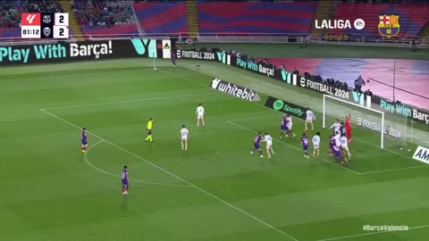 FC BARCELONA 4 vs 2 VALENCIA | LALIGA 2023/24 MD33