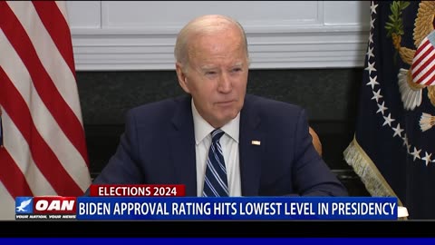 Biden Approval Rating Hits Lowest Level In Presidency