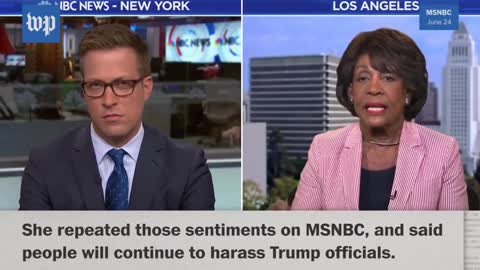 Maxine Waters - count they ways to inciting violence