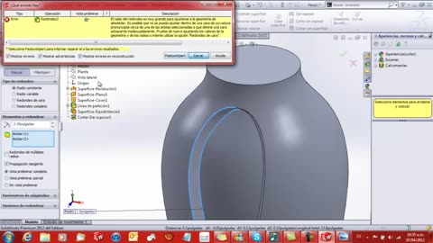 Tutorial de Solidworks Superficies.3d Design,Surface