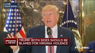 President Trump Condemns Neo Nazis & White Nationalists at Charlottesville Press Conference