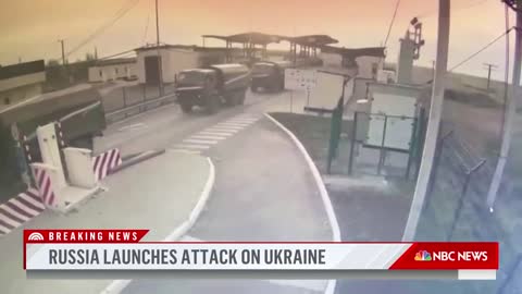 Russia Launches Attack On Ukraine Overnight
