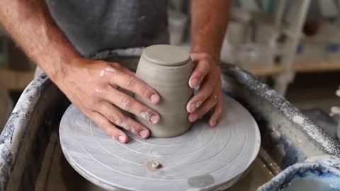MAKING A MUG - The ENTIRE Pottery Process - ASMR edition