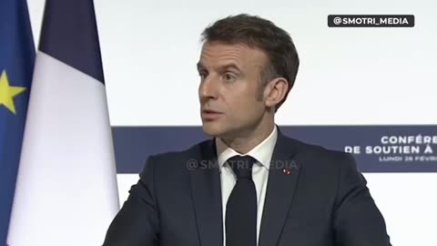 Emmanuel Macron does not rule out the use of ground forces in Ukraine