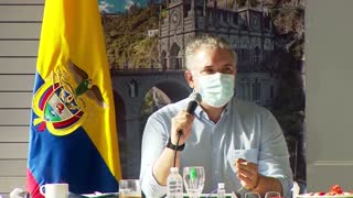 Duque afirma que en Colombia no hay "masacres" sino "homicidios colectivos"
