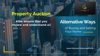 General Methods of Buying and Selling Your Home (Part 1 of 7)