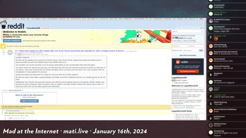 Mad at the Internet (January 16th, 2024)