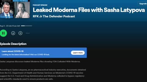 Sasha Latypova is Interviewed by RFKJr about Leaked Moderna Files