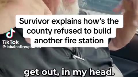 Maui Fire - Survivor explains how the county refused to build another fire station 👀