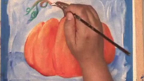 Pretty Pumpkin Painting
