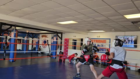 Joey sparring Jacob 1. 2/3/24