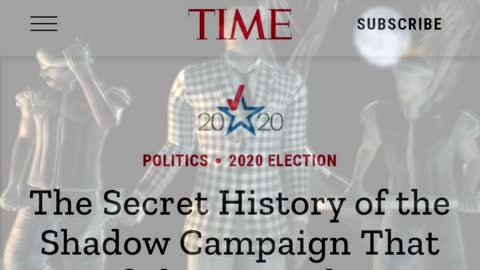 TIME Magazine Admits Elite Cabal STOLE the Election in a COUP Against Trump