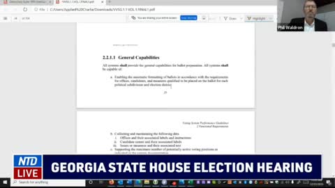 Proof of Georgia Voting manipulation