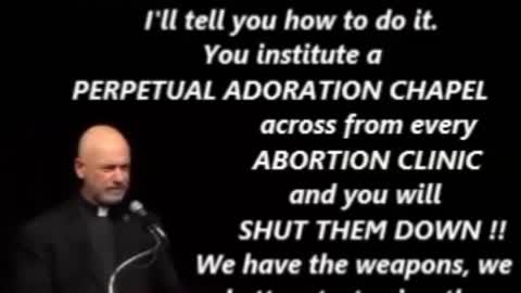 You want to GET RID ABORTION ? I'll tell you how to do it..