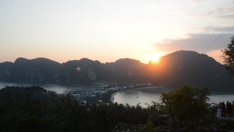 phi phi island sunset