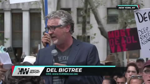 Del Bigtree Dropping Truth Bombs at Teachers for Choice Protest 9/13/21