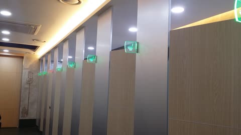 Hi Tech Bathroom Signs In Korea