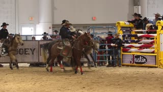 Junior NFR final bareback and saddle bronc riding on December 10, 2018 in Las Vegas.