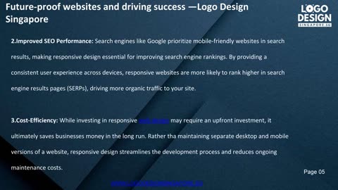 Future-proof websites and driving success — Logo Design Singapore
