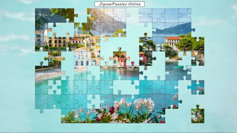 Village in Cephalonia Jigsaw Puzzle Online