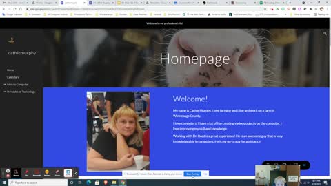Google Sites: Setting up my Homepage
