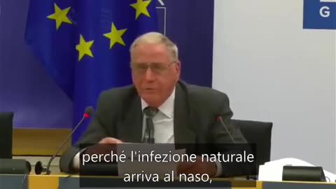 Intervento del Prof. Burkhardt al Parlamento Europeo, un mese prima di morire "suicidato"