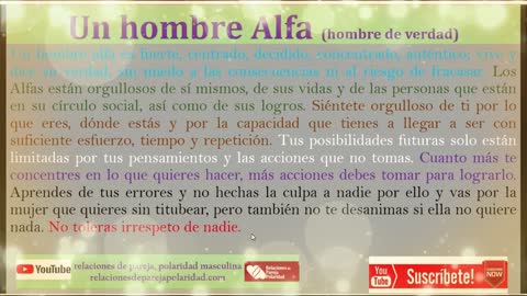 Un hombre Alfa (hombre de verdad) 🏋️‍♂️🧔⛹️‍♂️