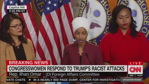 Ilhan Omar refuses to respond to Trump claiming she supports Al-Qaeda