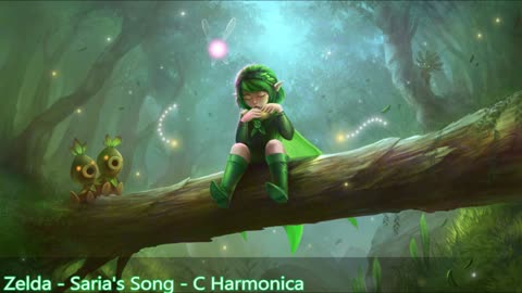 Zelda - Saria's Song - C Harmonica (tabs)