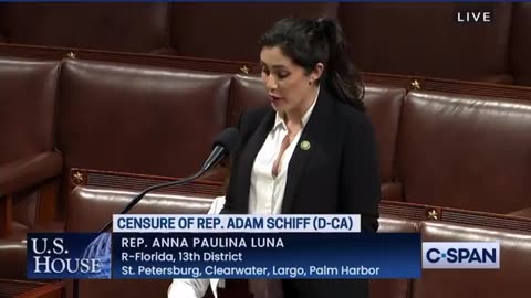 Rep. Anna Paulina Luna - Adam Schiff Censure bill