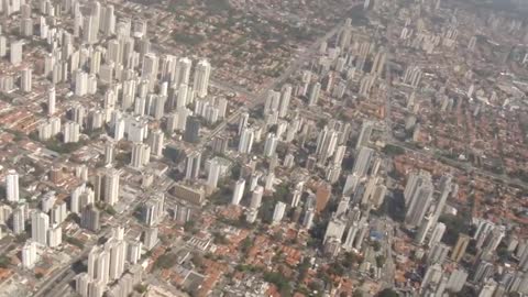 Landing and Rush in Congonhas, Sao Paulo, Brazil