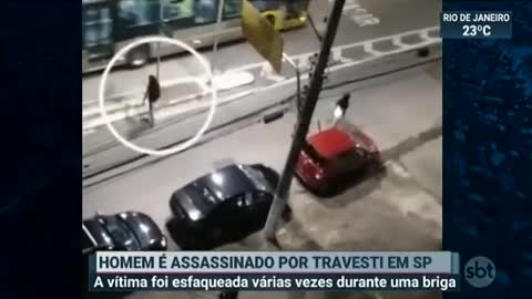 Homem e assassinado por travesti em sp