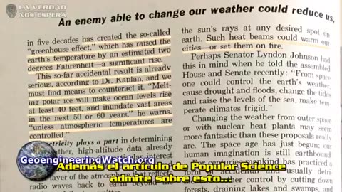 Revista Popular Science advierte en 1958: “El Clima como un Arma”